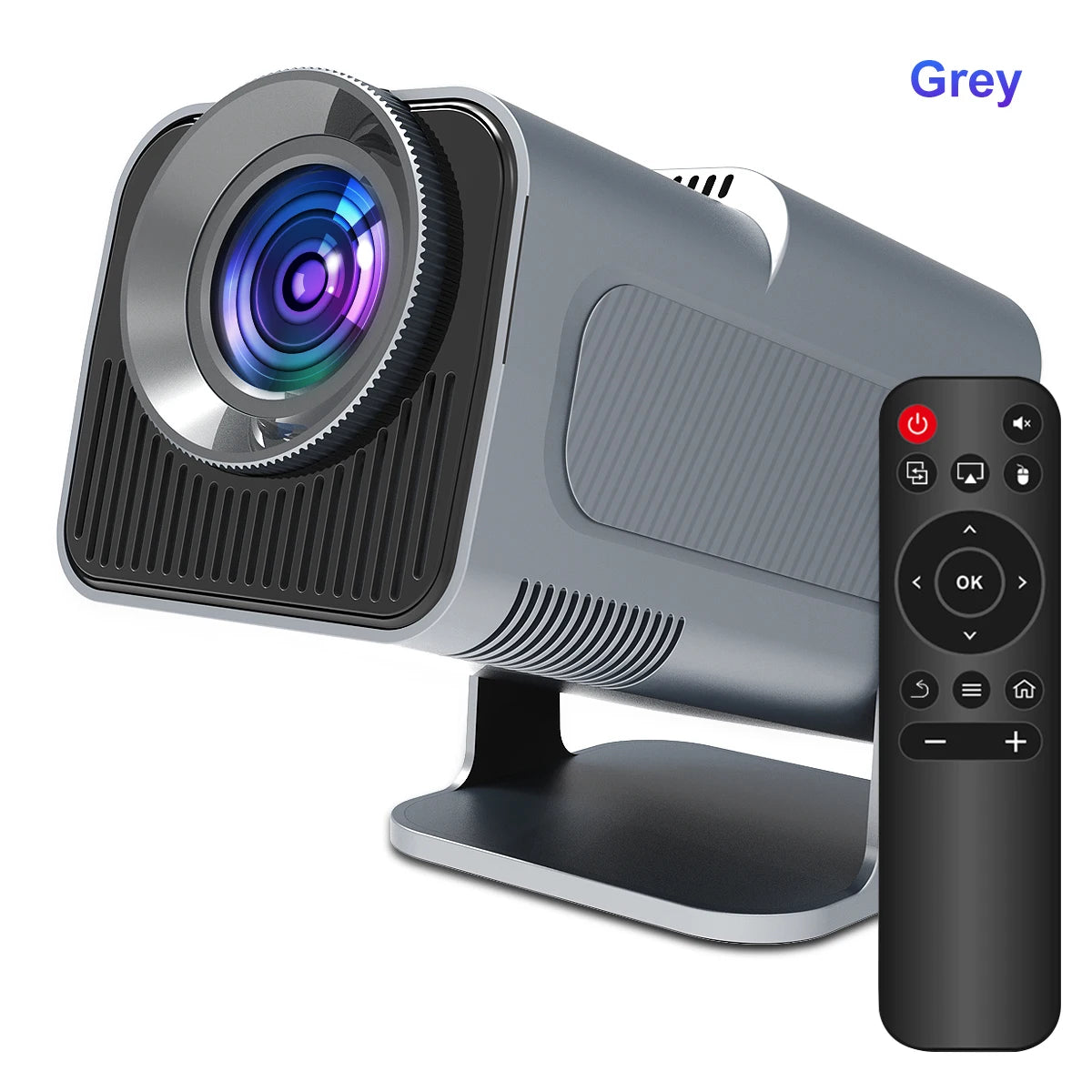 Experience Cinematic Brilliance with the Upgraded 4K Native 1080P Android 11 Projector - Portable HY320 Model Featuring 390 ANSI Lumens, Dual WiFi 6 & Bluetooth 5.0 for Ultimate Outdoor Movie Nights!